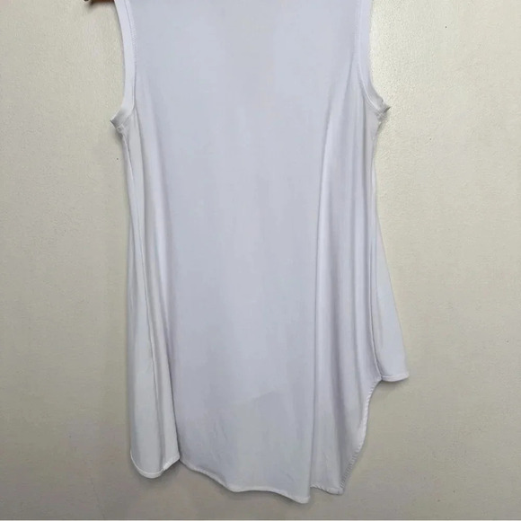 Joseph Ribkoff Womens 8  Casual Asymmetrical Hem V-neck Pullover In White - Picture 13 of 14